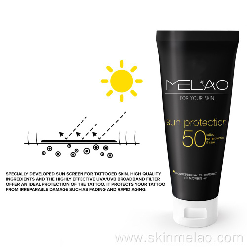 Moisturizing Tattoo Sunscreen Spf 50